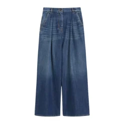 Weekend Max Mara Jeans*Bred Ben Denim Bukser Blå