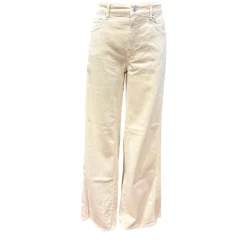 Cambio Bukser*Bred Ben Palazzo Patch Jeans Beige