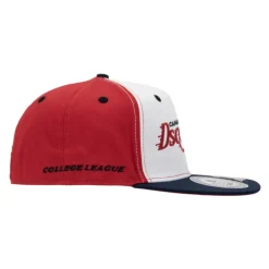 Dsquared2 Huer & Kasketter*Broderet baseballkasket med silikonedetalje Rød