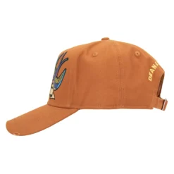 Dsquared2 Huer & Kasketter*Broderet baseballkasket med spænde Orange