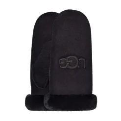UGG Handsker*Broderet shearling Handsker Black Sort
