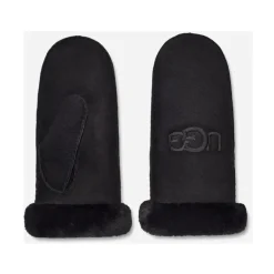 UGG Handsker*Broderet shearling Handsker Black Sort