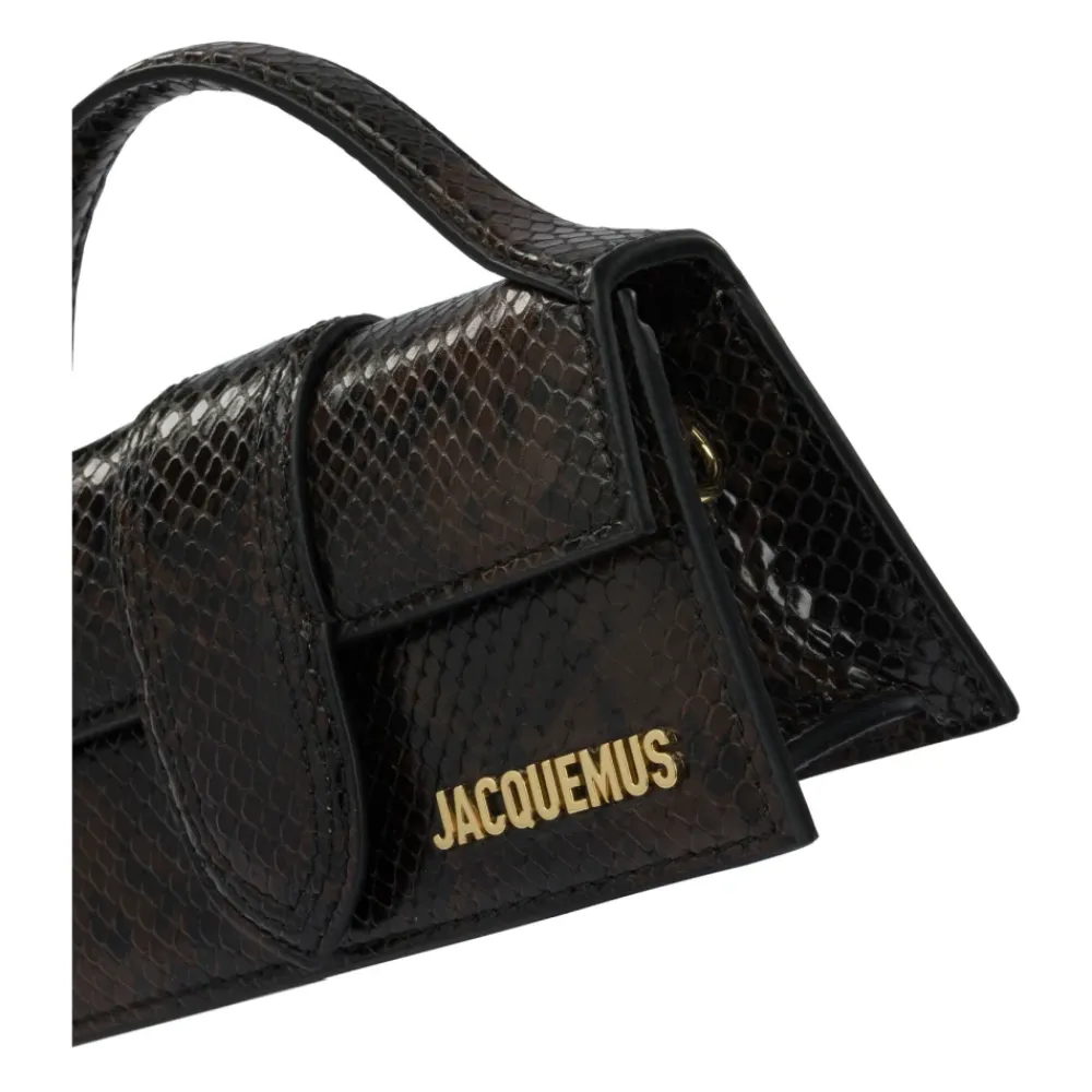 Jacquemus Håndtasker*Håndtaske med Aftagelig Strop Brun