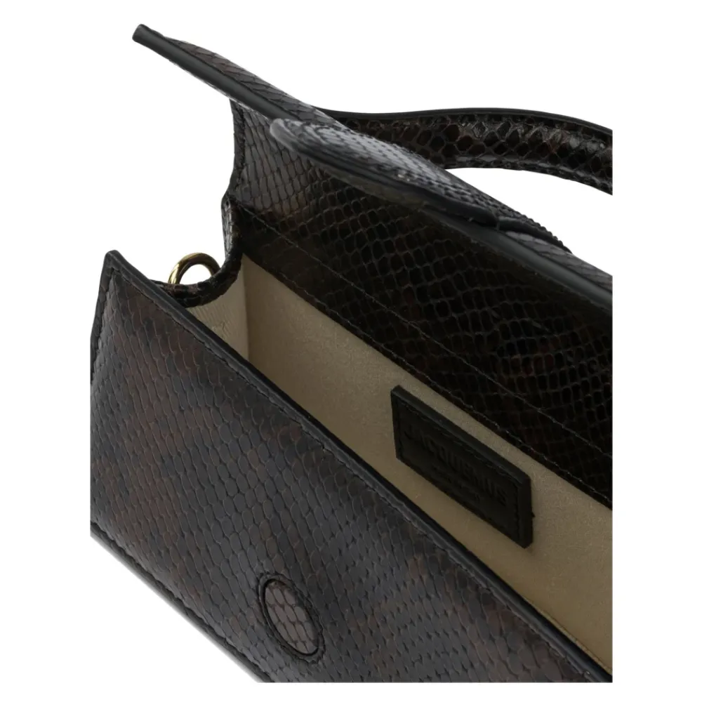 Jacquemus Håndtasker*Håndtaske med Aftagelig Strop Brun