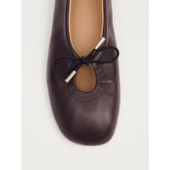 ALOHAS Ballerina Sko*læder balletflader med unikke detaljer Brun