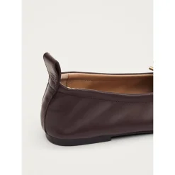 ALOHAS Ballerina Sko*læder balletflader med unikke detaljer Brun