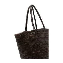 Dragon Diffusion Indkøbstasker*Læder Basket Weave Håndtaske Brun