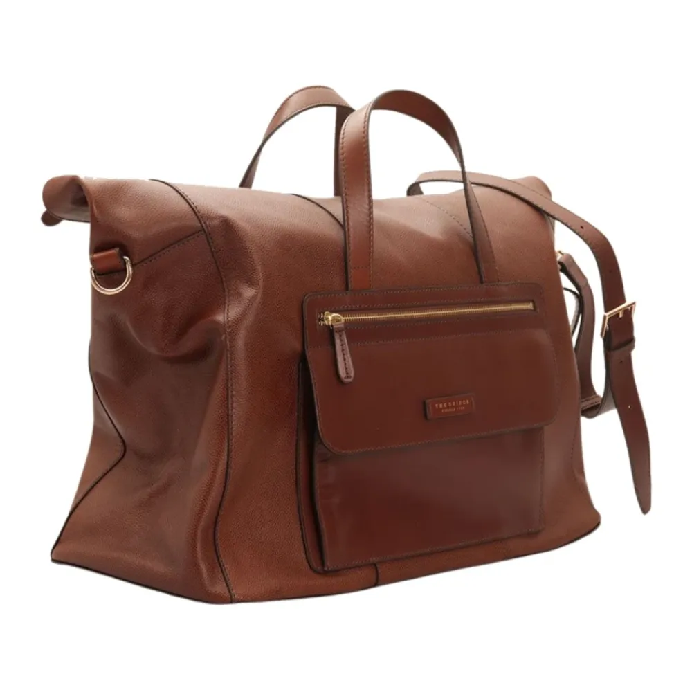 The Bridge Rejsetasker*læder Duffle taske Alberto Model Brun