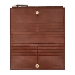 The Bridge Punge & Kortholder*læder horisontal tegnebog med mønt lomme Brun