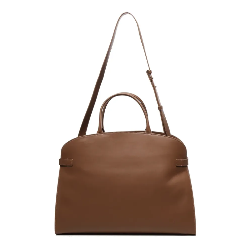 Coccinelle Håndtasker*Læder Skuldertaske med Magnetlukning Brun