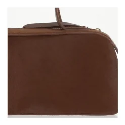 Khaite Håndtasker*Læder Skuldertaske Produceret i Italien Brun