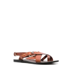 SOEUR Sandaler*læder slingback sandaler Brun