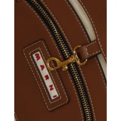 Marni Indkøbstasker*Læder Tote Taske Brun