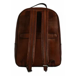The Bridge Rygsække*læderrygsæk med flap og krog lukning Brun