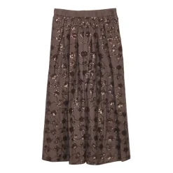 Weekend Max Mara Nederdele*Paliet Midi Nederdel Brun