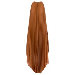 Philosophy di Lorenzo Serafini Kjoler*Polyester Jumpsuit Asymmetrisk Hem Brun