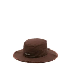 Jacquemus Huer & Kasketter*Snørehat med Logo Brun