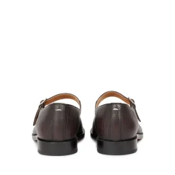 Maison Margiela Ballerina Sko*Spænde Lukning Tabi Tå Sko Brun