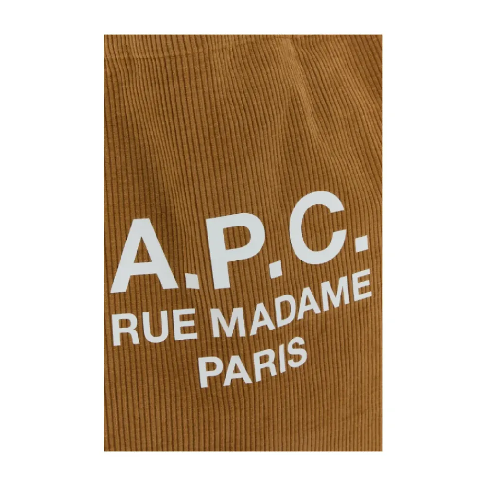 A.P.C. Indkøbstasker*Tasker til Stilfulde Outfits Brun