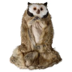 Dolce & Gabbana Huer & Kasketter*Ugle Faux Fur Hovedhue Brun