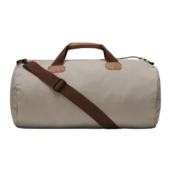 Napapijri Rejsetasker*Brun voksbehandlet bomuld weekendtaske med skulderrem Grå