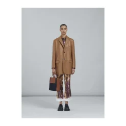 Marni Indkøbstasker*Brun-Denim Skuldertaske Multifarvet