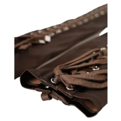 Dolce & Gabbana Handsker*e Lace-Up Satin Handsker Brun