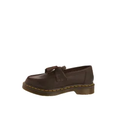 Dr. Martens Loafers*e Læder Mokkasinsko med Frynser Brun