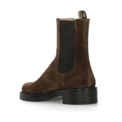 Stuart Weitzman Chelsea Boots*e Ruskind Læder Ankelstøvler Brun