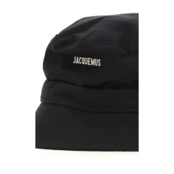 Jacquemus Huer & Kasketter*Bøttehat Le bob Gadjo Knotted Sort