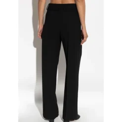 Forte Forte Bukser*Bukser med folder Vela Sort