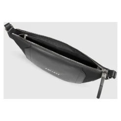 Piquadro Bæltetasker*Bum Bag i tekstil og læder Sort