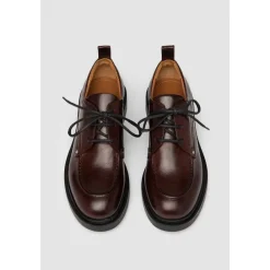 Elia Maurizi Snøresko*Burgundy Snøresko i læder Brun