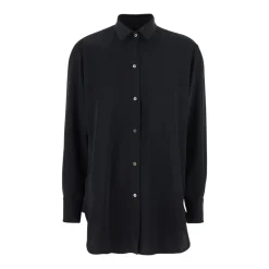 PLAIN Bluser & Skjorter*Cady Oveesize Shirt Sort