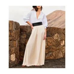 Mes Demoiselles Nederdele*Calista Maxi Skirt Beige