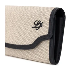 Loro Piana Punge & Kortholder*Canvas Punge og Kortholdere Beige