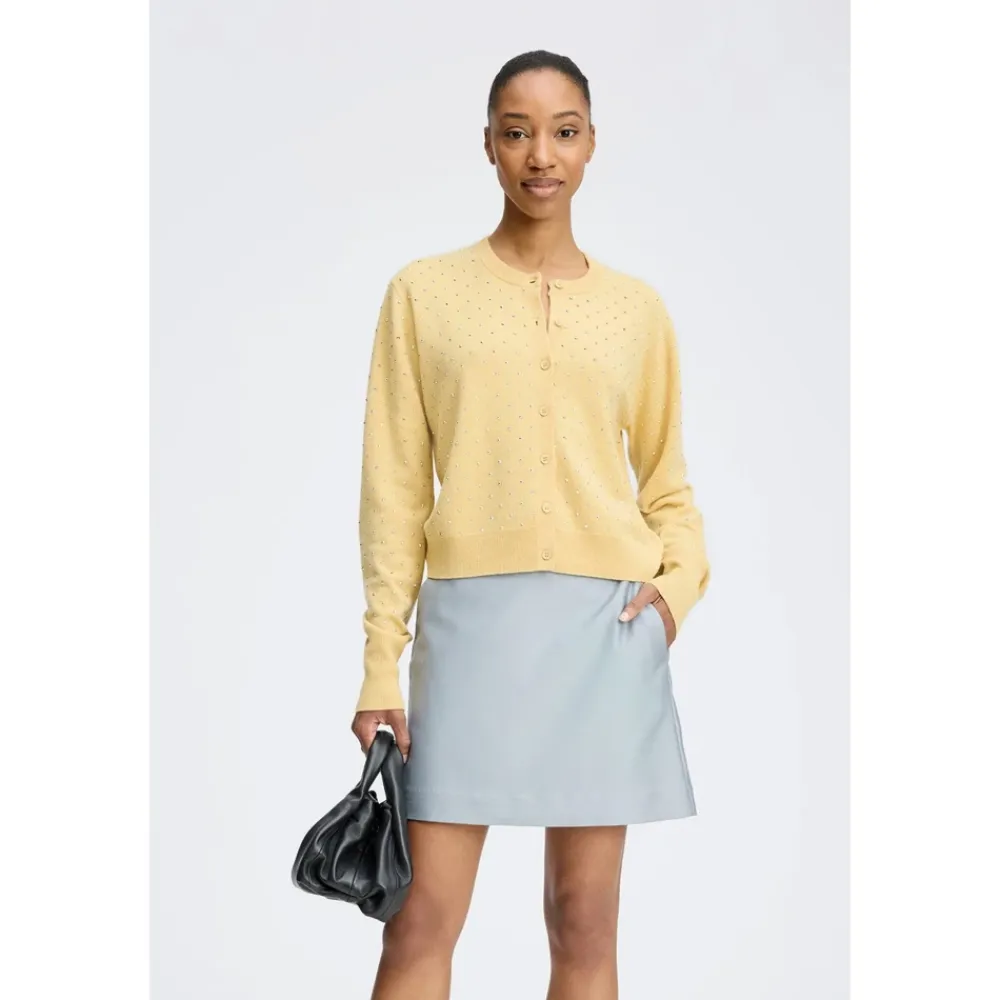 Munthe Striktrøjer & Sweatere*Cardigan Gul
