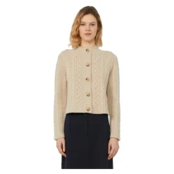 Weekend Max Mara Striktrøjer & Sweatere*Cardigan Kjole Beige