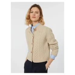 Weekend Max Mara Striktrøjer & Sweatere*Cardigan Kjole Beige