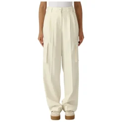 Herno Bukser*Cargo Bukser i Uldblanding Hvid