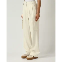 Herno Bukser*Cargo Bukser i Uldblanding Hvid