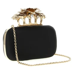 Alexander McQueen Clutch*Carnation Knuckle Clutch Sort