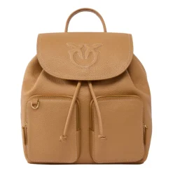 PINKO Rygsække*Carrie Rygsæk Pelle Bottolata Brun