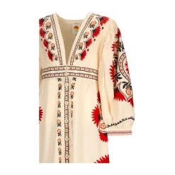 FARM Rio Kjoler*Cashew Mandala Lang Kjole Multifarvet