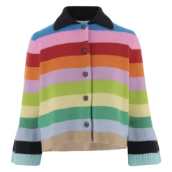 Allude Striktrøjer & Sweatere*Cashmere Cardigan Multifarvet