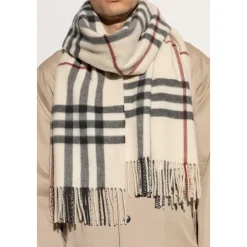 Burberry Tørklæder*Cashmere Scarf Beige