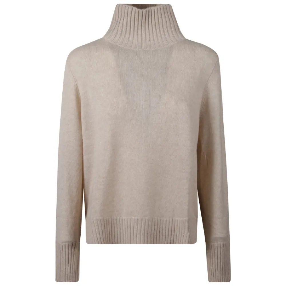 Allude Striktrøjer & Sweatere*Cashmere Turtleneck Beige
