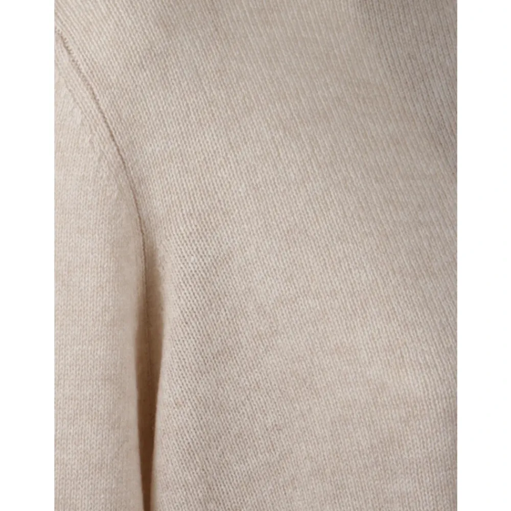 Allude Striktrøjer & Sweatere*Cashmere Turtleneck Beige