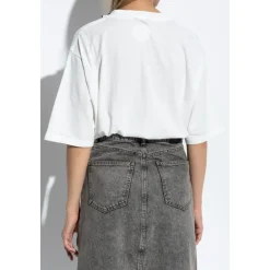 Anine Bing T-Shirts*Cason Blur Tee Hvid