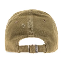 Saint Laurent Huer & Kasketter*Cassandre Washed Denim Baseball Cap Grøn